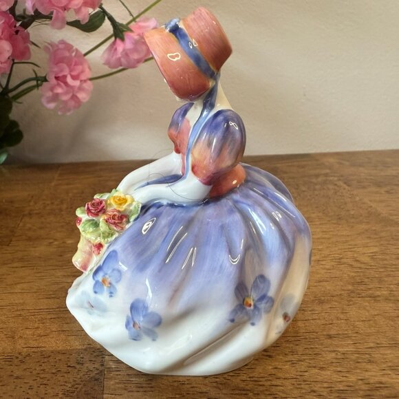 Royal Doulton Monica Figurine HN1467 Vintage Bone China Lady 1930s England Colle - Picture 3 of 5